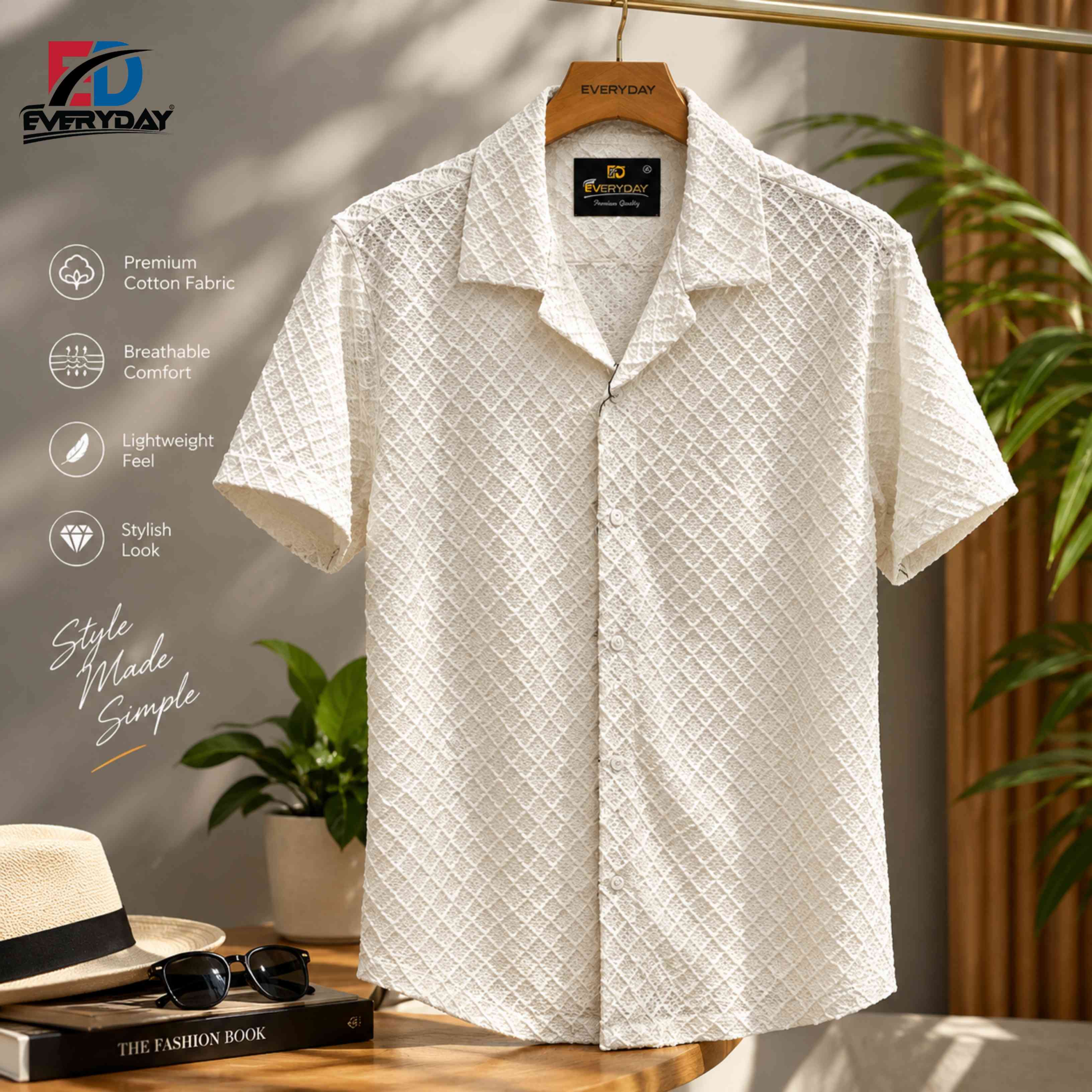 Mens premium drop shoulder shirt
